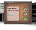 Cucusoft Zune Video Converter + DVD to Zune Suite Скриншот 0
