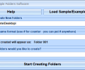 Create Multiple Folders Software Скриншот 0