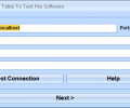 MySQL Export Table To Text File Software Скриншот 0