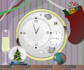 Xmas Clock screensaver Скриншот 0