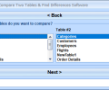 MS Access Compare Two Tables & Find Differences Software Скриншот 0