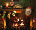 Fireside Christmas 3D Screensaver Скриншот 0
