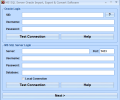 MS SQL Server Oracle Import, Export & Convert Software Скриншот 0