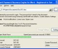 Password Recovery Engine for Word Скриншот 0