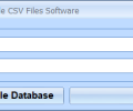 MS Access Import Multiple CSV Files Software Скриншот 0