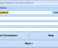 PostgreSQL Import Multiple Text Files Software Скриншот 0