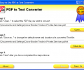 Easy-to-Use PDF to Text Converter Скриншот 0