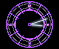 Luminescent Clock ScreenSaver Screenshot 0