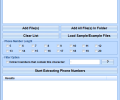 Extract Phone Numbers From Multiple Text & HTML Files Software Скриншот 0