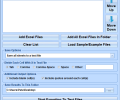 Excel Export To Multiple Text Files Software Скриншот 0