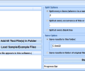 Split Text Files Into Multiple Files Software Скриншот 0