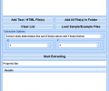 Extract Name & Address Contacts From Multiple Text & HTML Files Software Скриншот 0