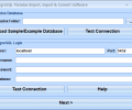 PostgreSQL Paradox Import, Export & Convert Software Скриншот 0