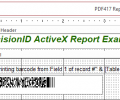 ActiveX 2D DataMatrix and PDF417 Screenshot 0