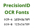 OCR-A and OCR-B Fonts by PrecisionID Скриншот 0