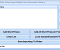 OpenOffice Writer Import Multiple Word Documents Software Screenshot 0