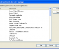 Outlook Attachments Security Manager Screenshot 0