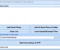 MS Word Export To Multiple RTF Files Software Screenshot 0