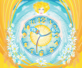 Daisy Clock ScreenSaver Скриншот 0