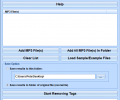 MP3 Remove ID3 Tags From Multiple Files Software Скриншот 0