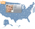 Golden SpotsMap of USA Скриншот 0