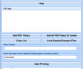 PDF Print Multiple Files Software Скриншот 0