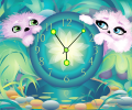 Alien Pet's Clock ScreenSaver Screenshot 0