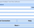 Sybase ASE Import Multiple Text Files Software Скриншот 0
