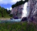 3D Vivid Waterfall Screensaver Скриншот 0