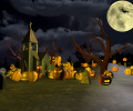 Halloween Graveyard 3D Screensaver Скриншот 0
