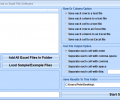 Excel Save Each Row, Column or Cell As Text or Excel File Software Скриншот 0