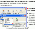 vCard Converter for Outlook Express Screenshot 0