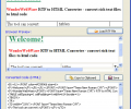 Wonderwebware RTF to HTML Converter Скриншот 0