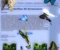 Desktop Butterflies 3D Screensaver Скриншот 0