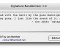 Signature Randomizer Скриншот 0