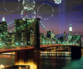 Fireworks on Brooklyn Bridge Скриншот 0