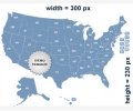 Mini USA Map Locator Скриншот 0