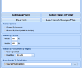 Resize Multiple Image Files Software Скриншот 0