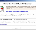 Free HTML to PDF Converter Screenshot 0