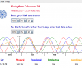 Biorhythms Calculator Скриншот 0