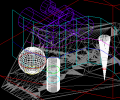 3D Intersection in AutoCAD or BricsCAD Скриншот 0