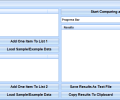 Compare Two Lists For Matches Software Скриншот 0