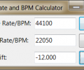 Sample Rate and BPM Calculator Скриншот 0