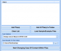 Change Case Of File Content To Proper, Upper, Lower & Sentence Software Скриншот 0