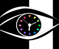 Eye Clock screensaver Скриншот 0