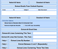 Outlook Extract Email Data Software Screenshot 0