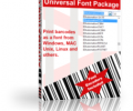 MAC Universal Barcode Font Скриншот 0