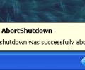 AbortShutdown Скриншот 0