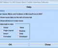 Excel 2007 Ribbon To Old Classic Menu Toolbar Interface Software Скриншот 0
