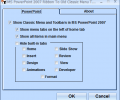 MS PowerPoint 2007 Ribbon To Old Classic Menu Toolbar Interface Software Скриншот 0